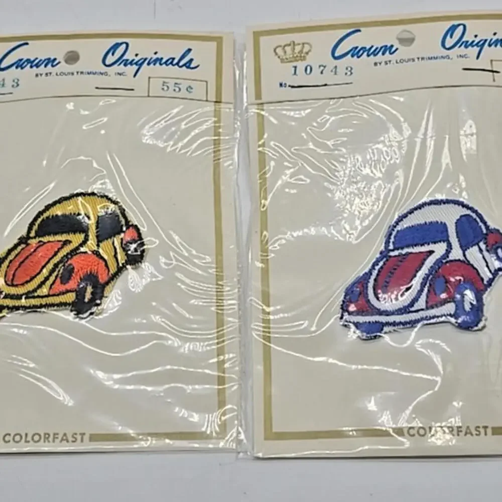 Volkswagen Beetle Vintage‎ 1970's Crown Originals - Sew On Patch No. 10743